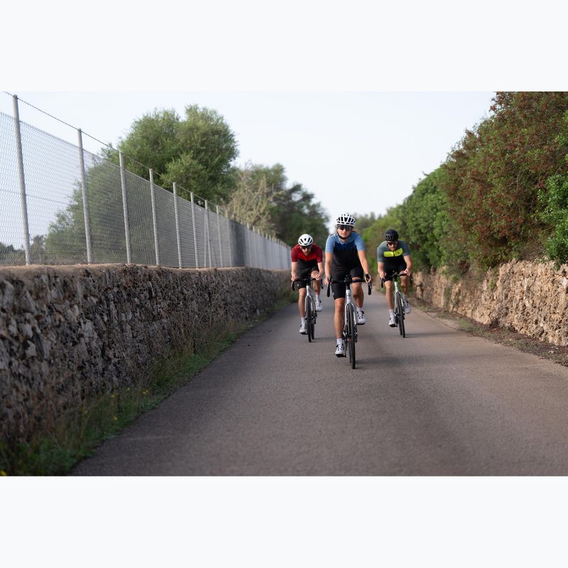 Moteriški dviračių marškinėliai Rogelli Core Block W black/blue/dark blue 11