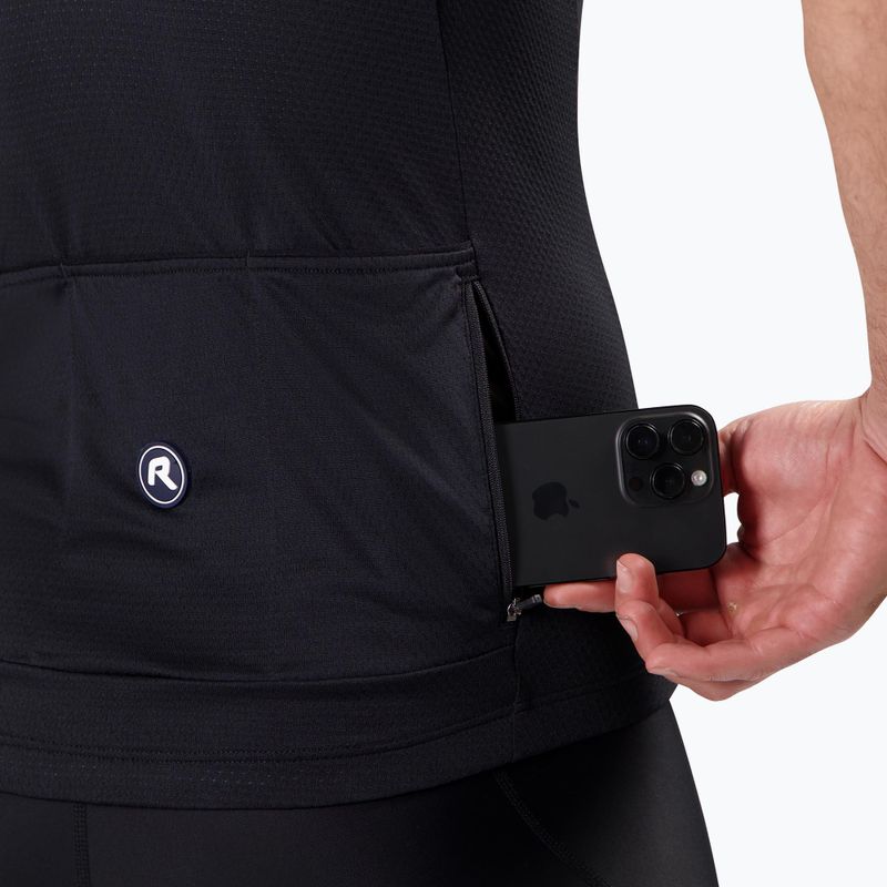 Rogelli Essential II vyriški dviratininko marškinėliai juodi 5