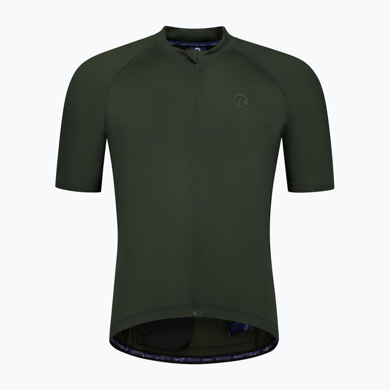 Rogelli Essential II army green vyriški dviratininko marškinėliai 7