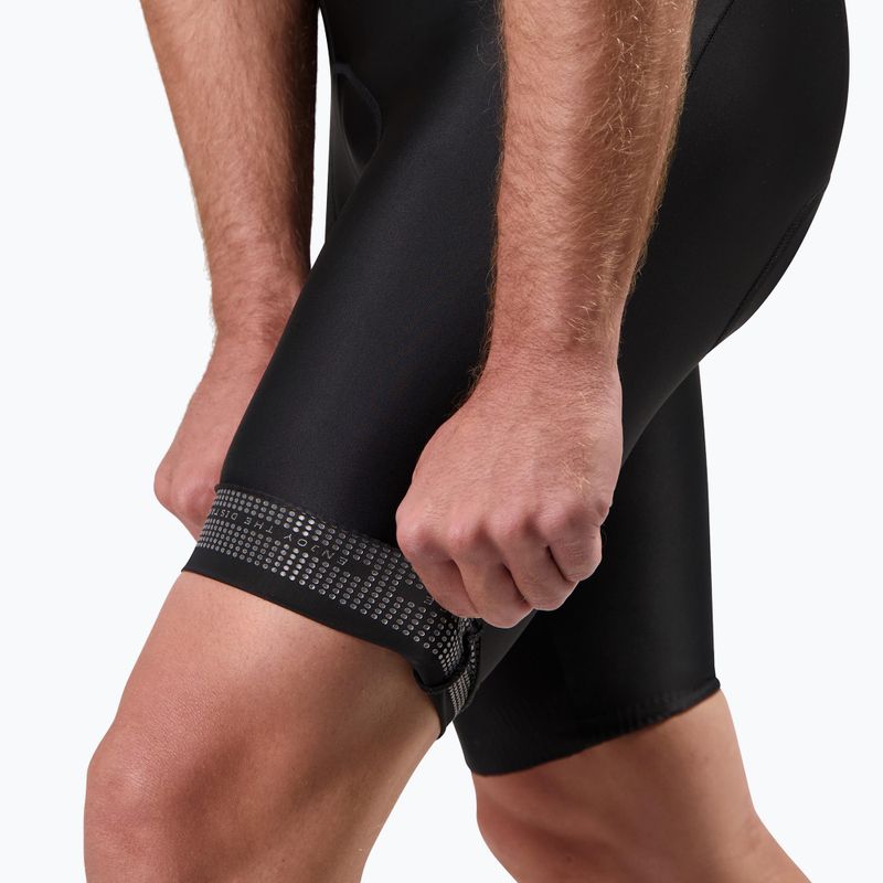 Rogelli Distance II Bib Short vyriški dviračių šortai juodi 6