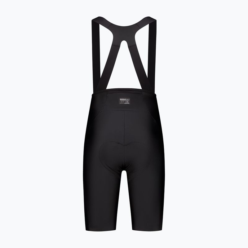 Rogelli Distance II Bib Short vyriški dviračių šortai juodi 8