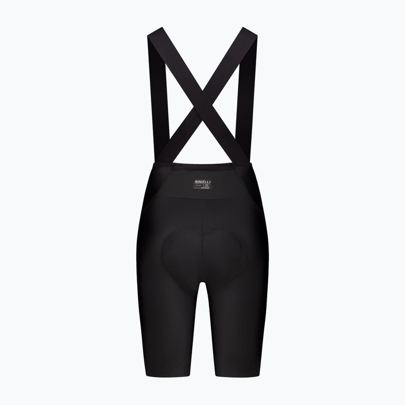 Moteriški dviračių šortai Rogelli Distance II Bib Short W black 9