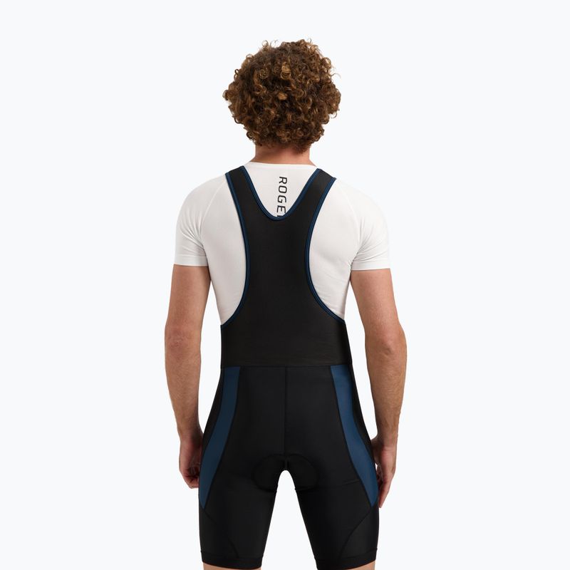 Rogelli Core Bib Short vyriški dviračių šortai juoda/mėlyna 2