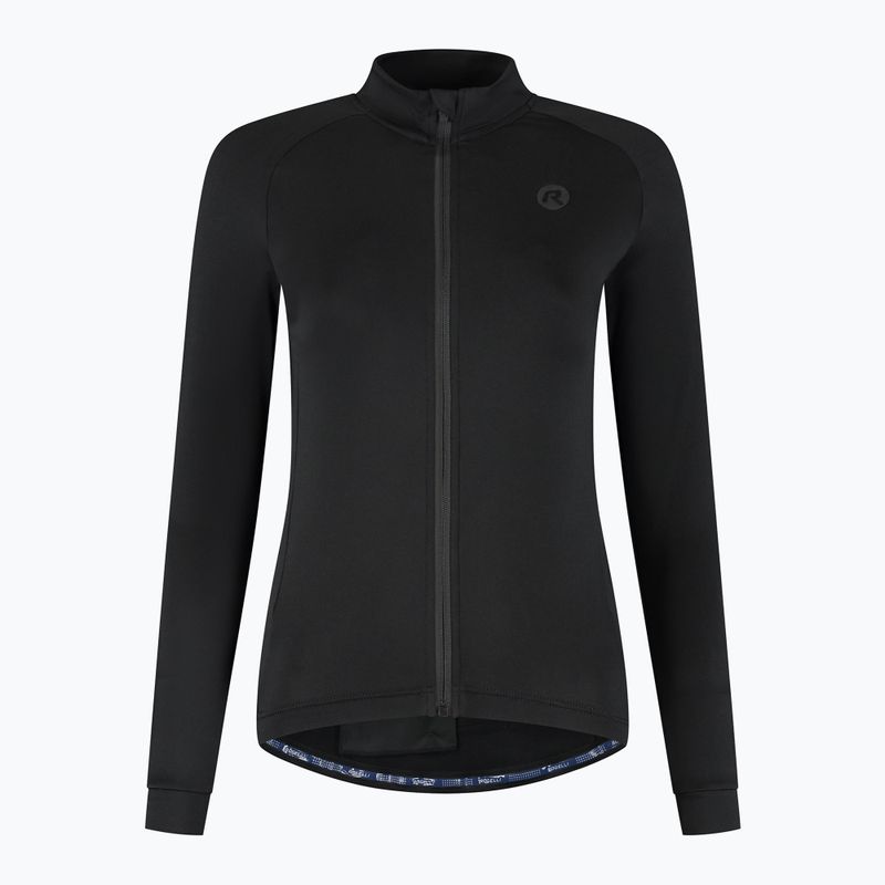 Moteriški dviračių marškinėliai ilgomis rankovėmis Rogelli Essential II black 7