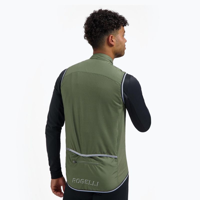 Vyriška dviračių liemenė Rogelli Core army green 2