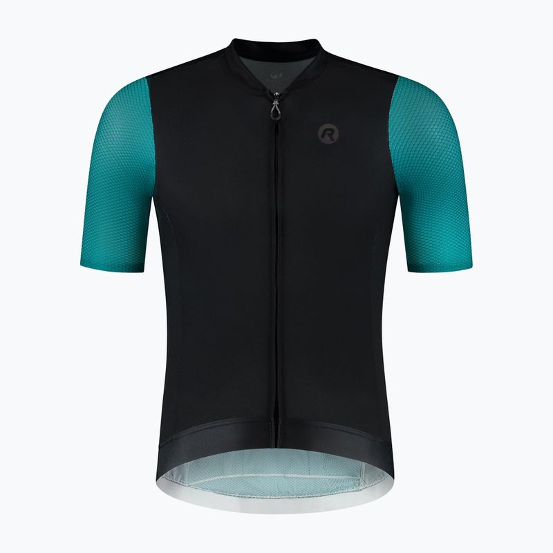 Vyriški dviračių marškinėliai Rogelli Fast black/teal/green 6