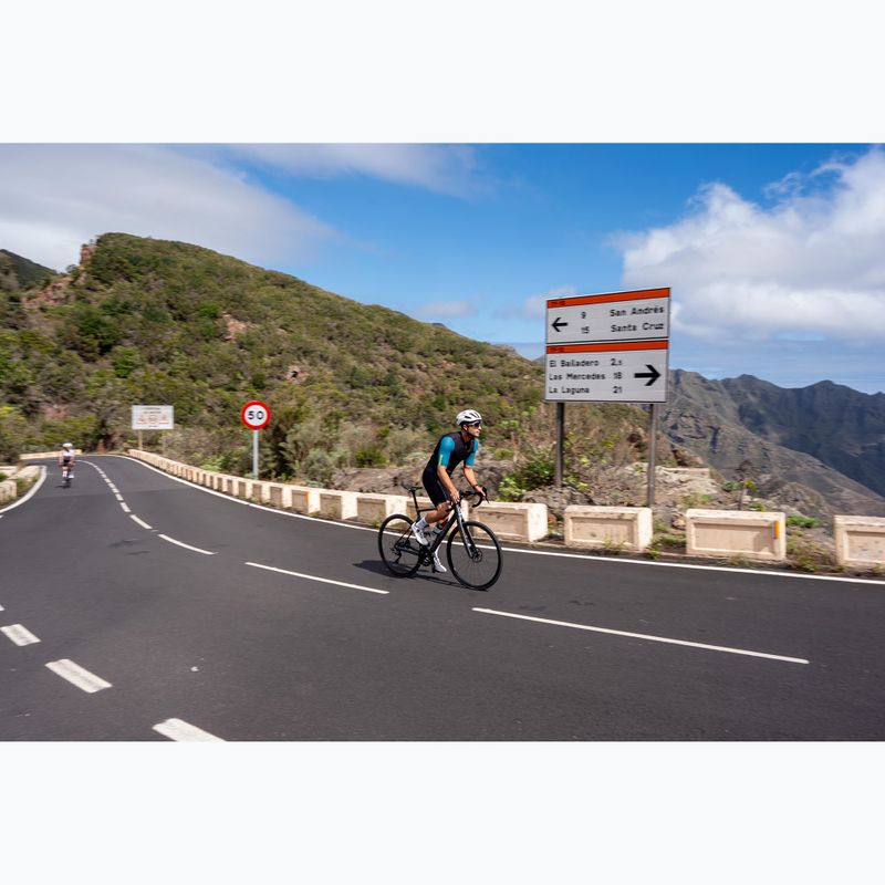 Vyriški dviračių marškinėliai Rogelli Fast black/teal/green 8