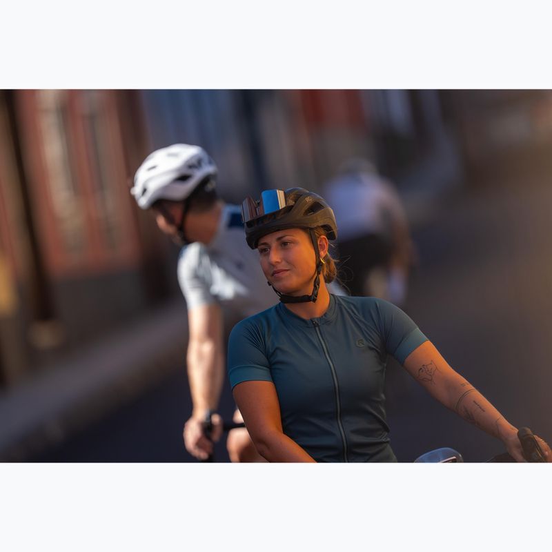 Moteriški dviračių marškinėliai Rogelli Modesta teal 10