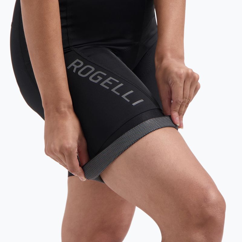 Moteriški dviračių šortai Rogelli Essential III Bib Short black 5