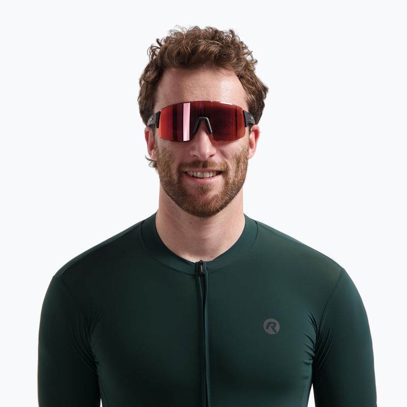 Saulės akiniai Rogelli Swift Full Revo black/red full revo 2