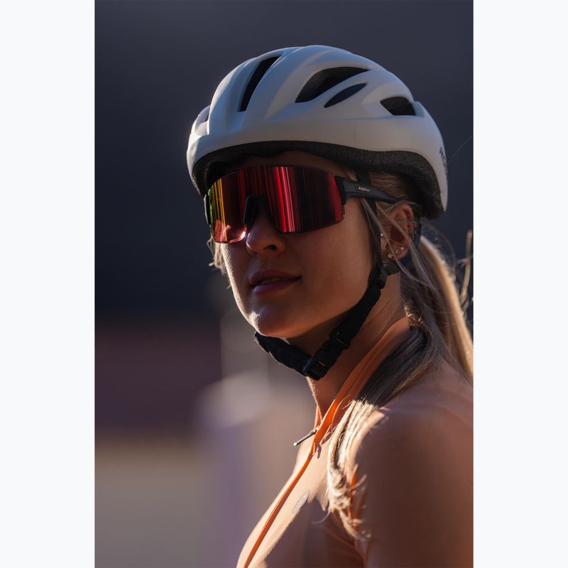 Saulės akiniai Rogelli Swift Full Revo black/red full revo 8