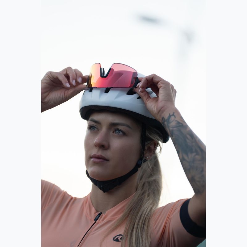 Saulės akiniai Rogelli Swift Full Revo black/red full revo 9