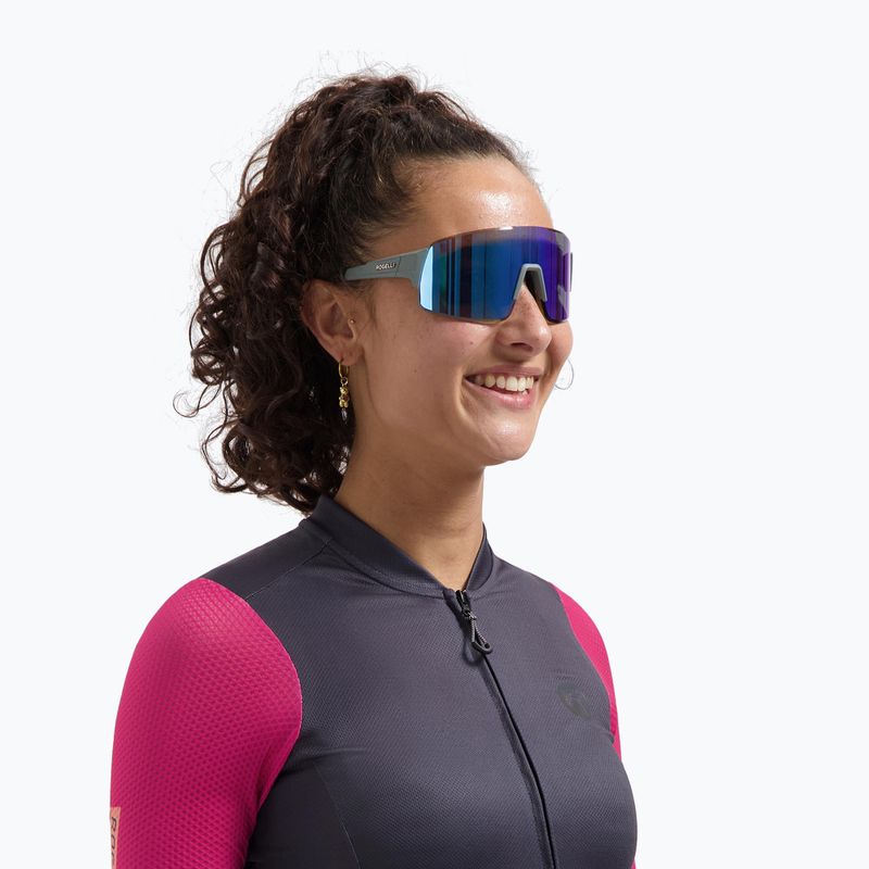 Saulės akiniai Rogelli Swift Full Revo grey/blue full revo 5