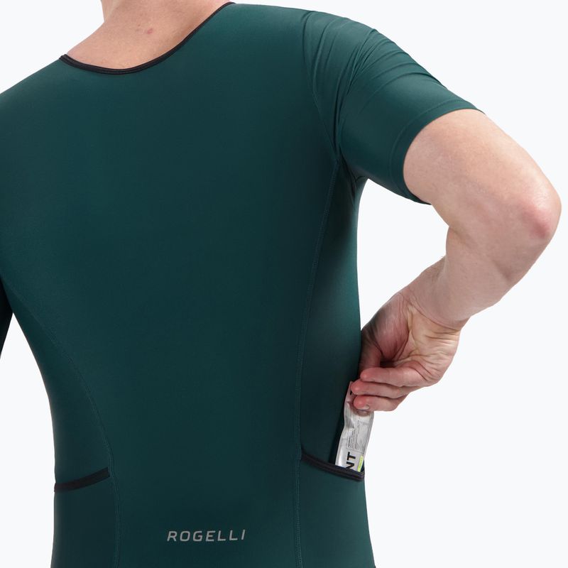 Triatlono kostiumas Rogelli Florida Tri Suit black/dark teal 6