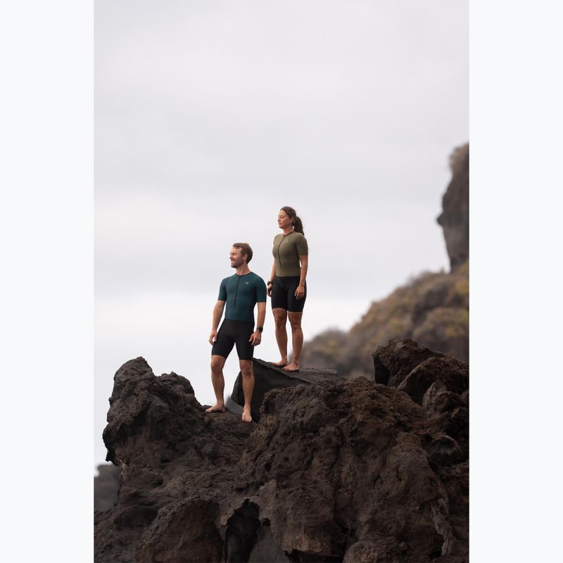 Triatlono kostiumas Rogelli Florida Tri Suit black/army green 14