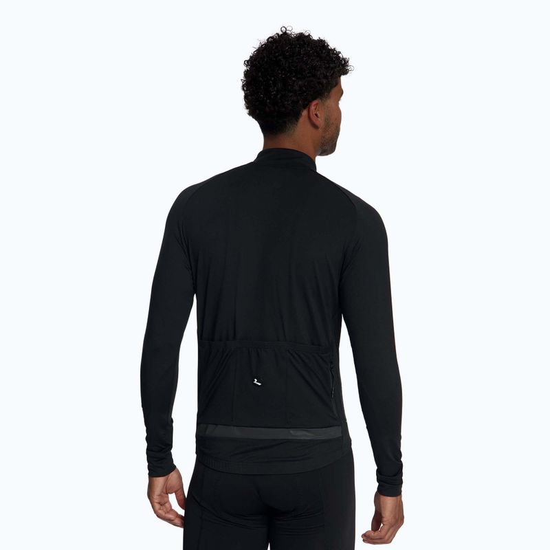 Vyriški ilgomis rankovėmis dviračių marškinėliai Rogelli Essential Light black 2