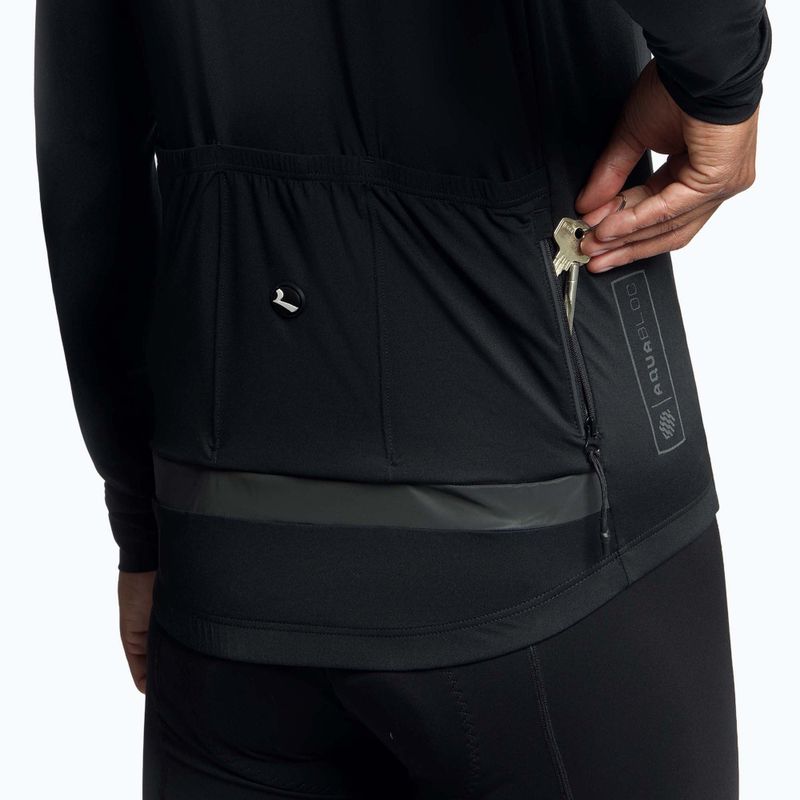 Vyriški ilgomis rankovėmis dviračių marškinėliai Rogelli Essential Light black 4
