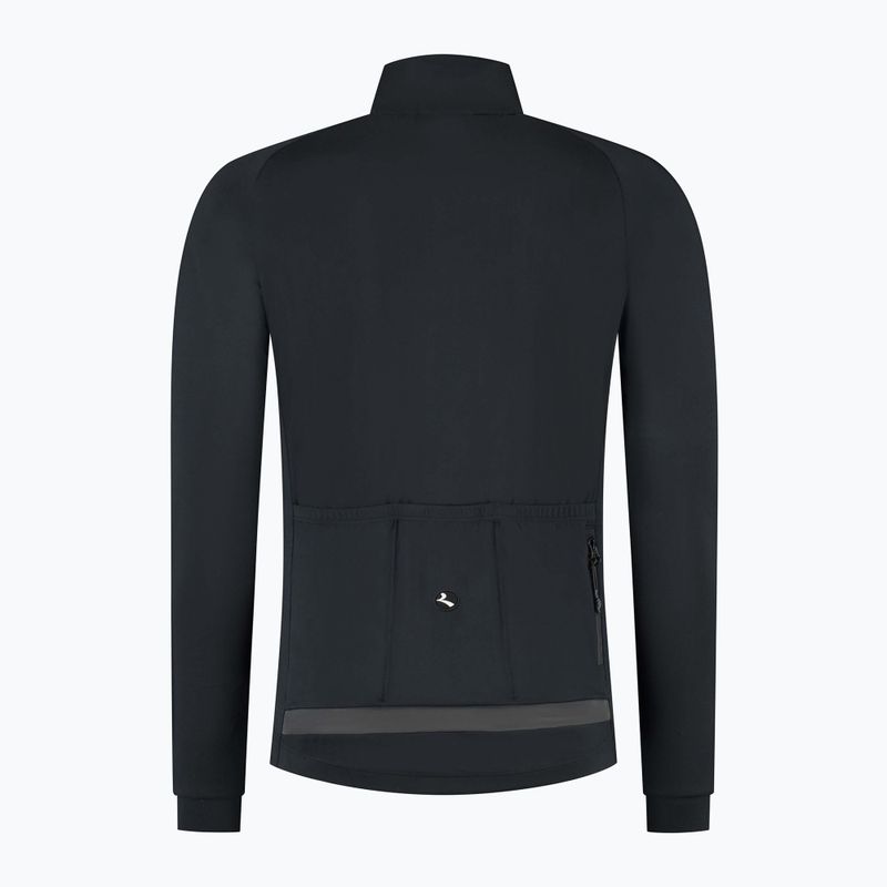 Vyriški ilgomis rankovėmis dviračių marškinėliai Rogelli Essential Light black 6