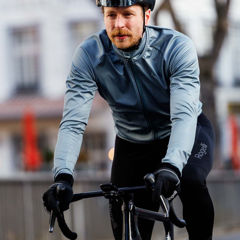 Vyriška dviračių striukė Rogelli Essential II Jacket grey 11