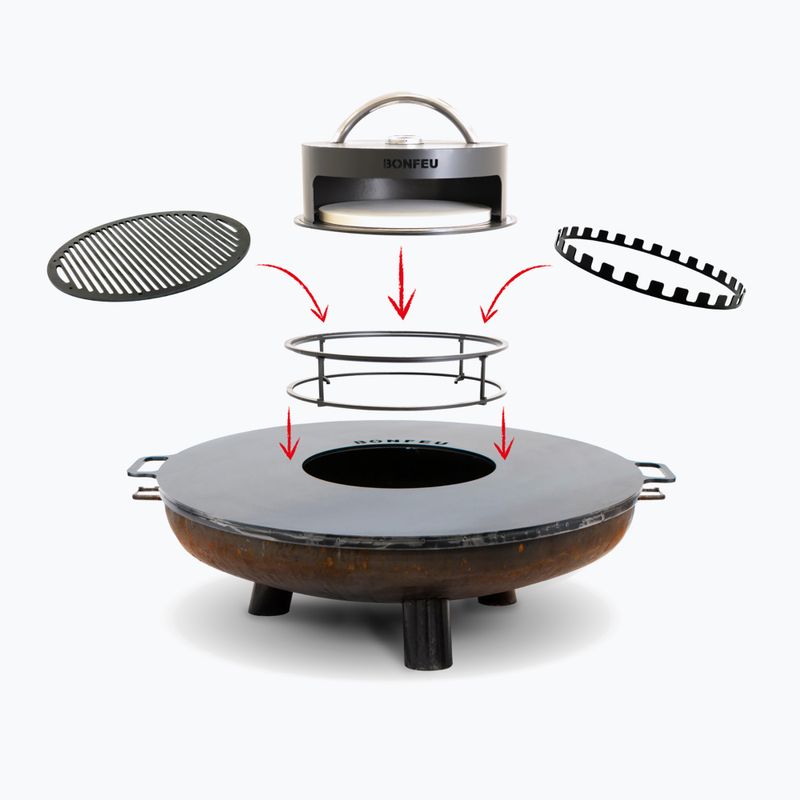 Lauko ugniavietė BonFeu BonBowl Plus 100 cm 2