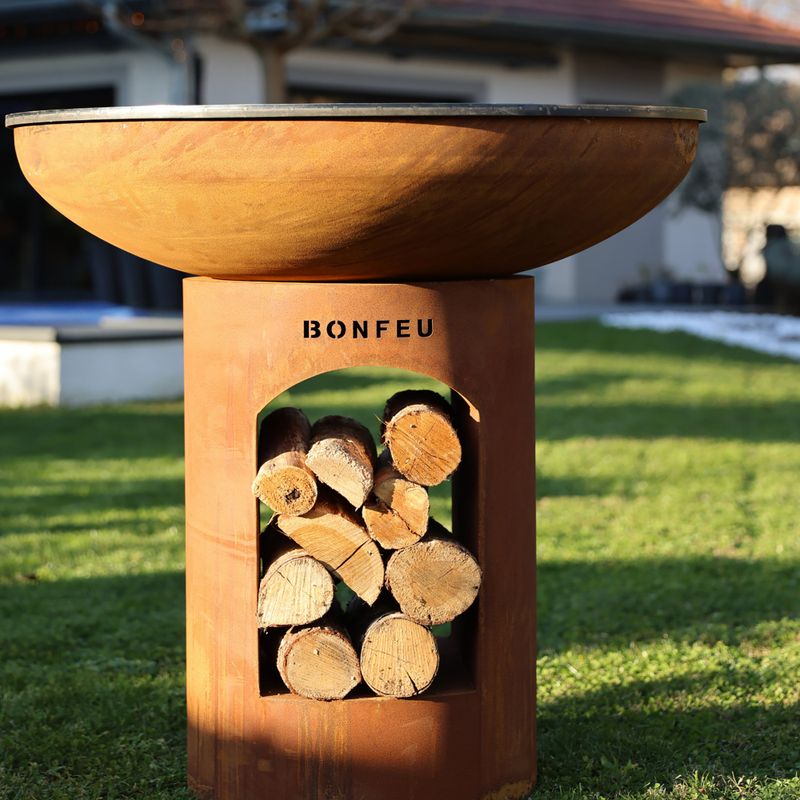 Lauko ugniavietė BonFeu BonBaza 10002R corten 7