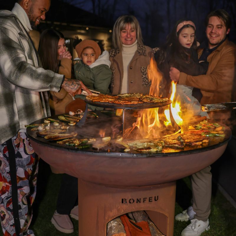 Lauko ugniavietė BonFeu BonBaza 10002R corten 10