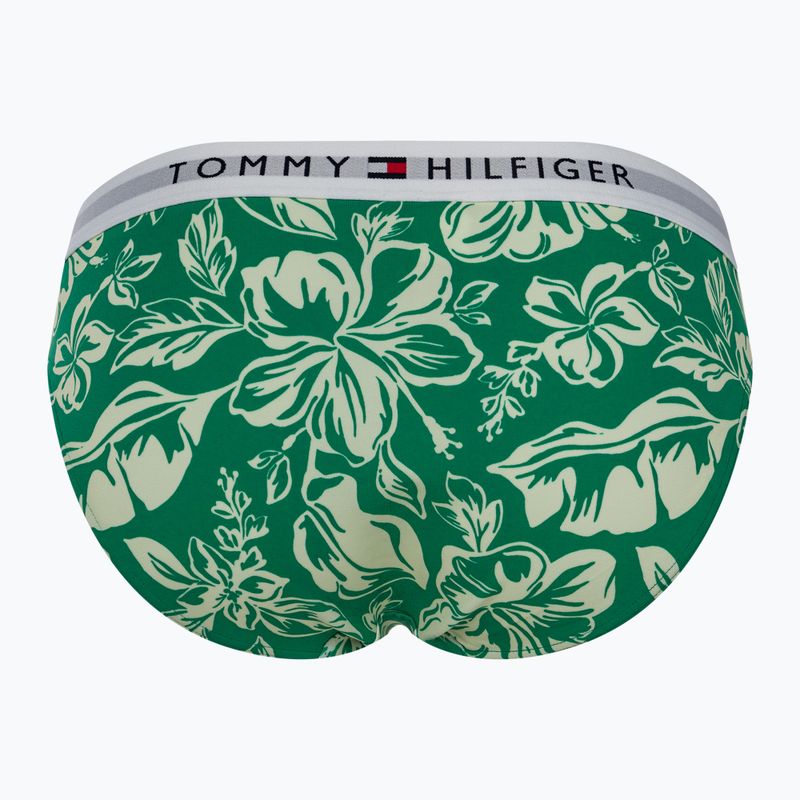 Maudymosi kostiumėlio apačia Tommy Hilfiger Classic Bikini Print vintage tropical olympic green 2