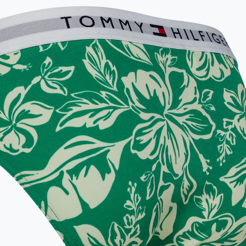 Maudymosi kostiumėlio apačia Tommy Hilfiger Classic Bikini Print vintage tropical olympic green 3