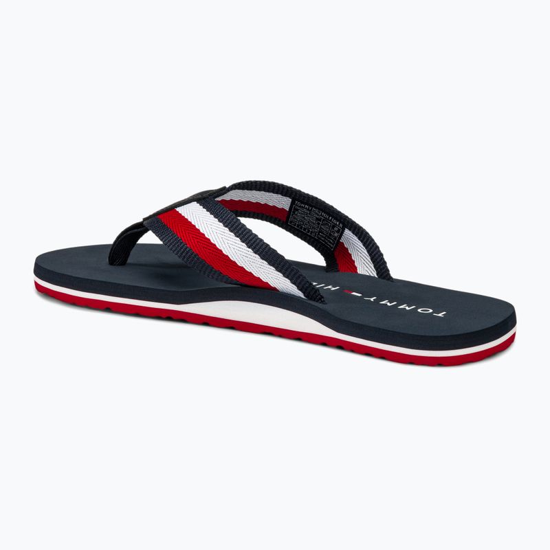 Vyriškos šlepetės per pirštą Tommy Hilfiger Corporate Beach Sandal desert sky 3