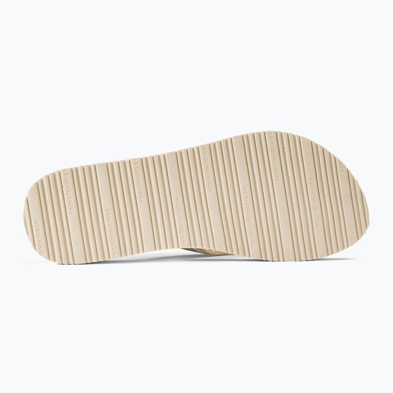 Moteriškos šlepetės per pirštą Tommy Hilfiger Im Graphic Beach Sandal classic beige 4