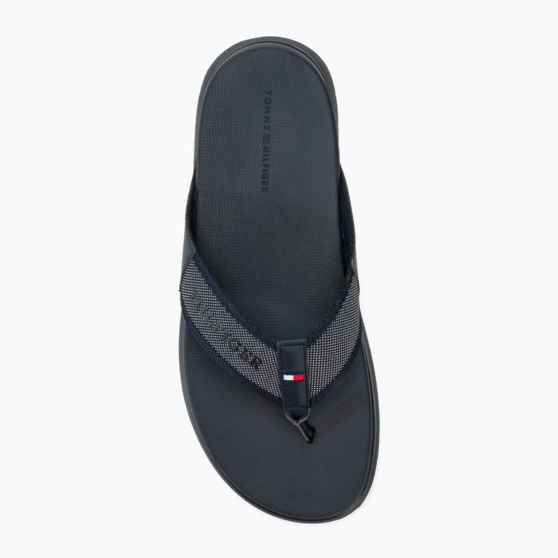Vyriškos šlepetės per pirštą Tommy Hilfiger Comfort Toe Post Beach Sandal desert sky 5