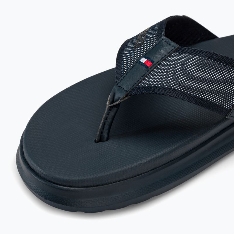 Vyriškos šlepetės per pirštą Tommy Hilfiger Comfort Toe Post Beach Sandal desert sky 7