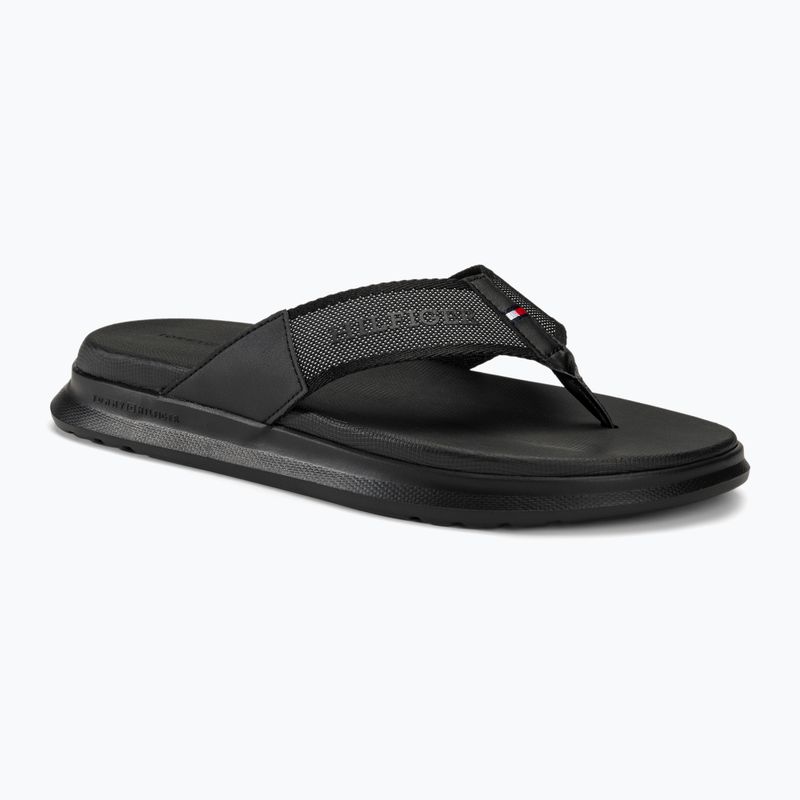 Vyriškos šlepetės per pirštą Tommy Hilfiger Comfort Toe Post Beach Sandal black