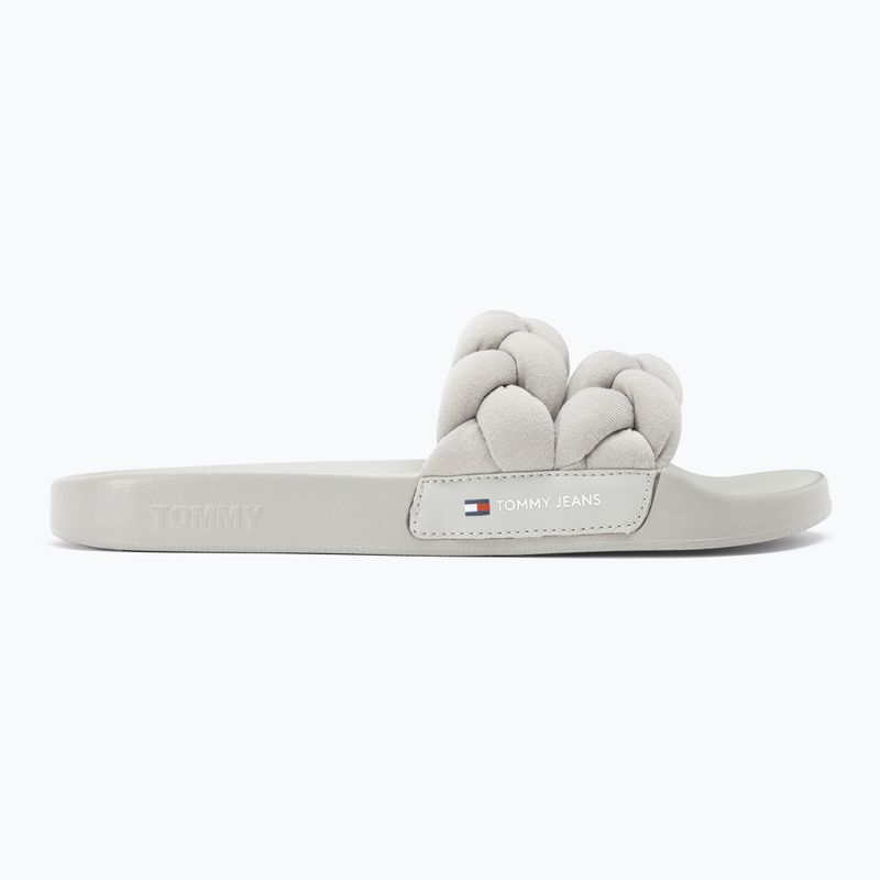 Moteriškos šlepetės Tommy Jeans Braided stratus grey 2