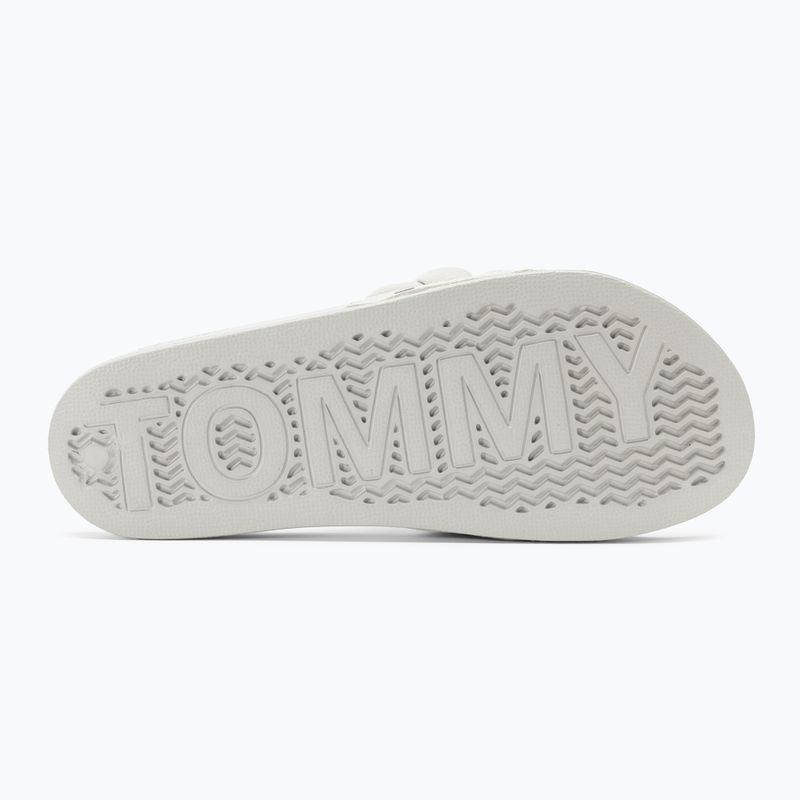 Moteriškos šlepetės Tommy Jeans Braided stratus grey 4