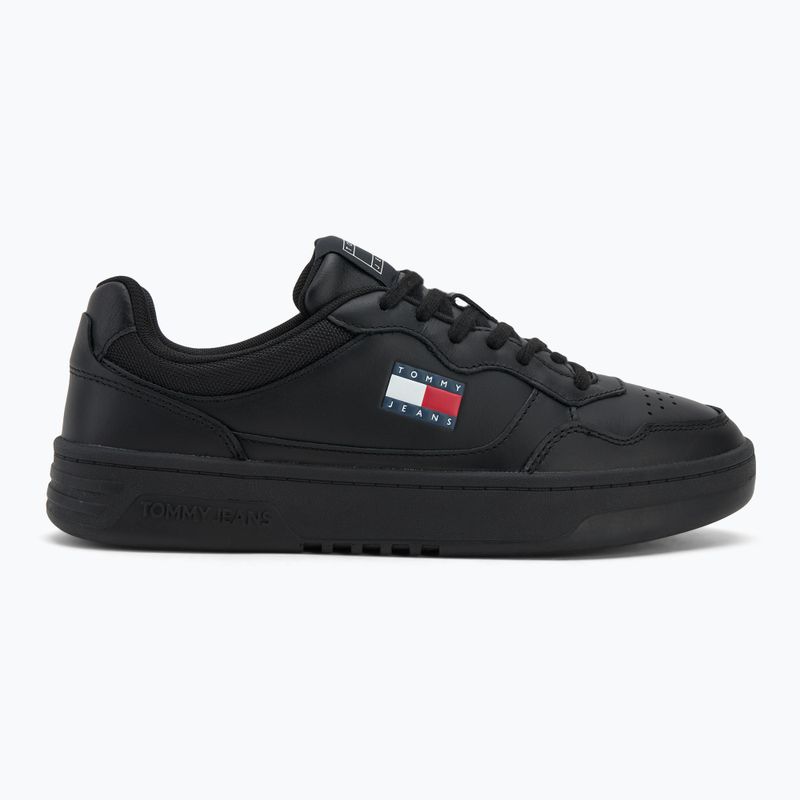 Tommy Jeans vyriški batai Cupsole Leather Ess black 2