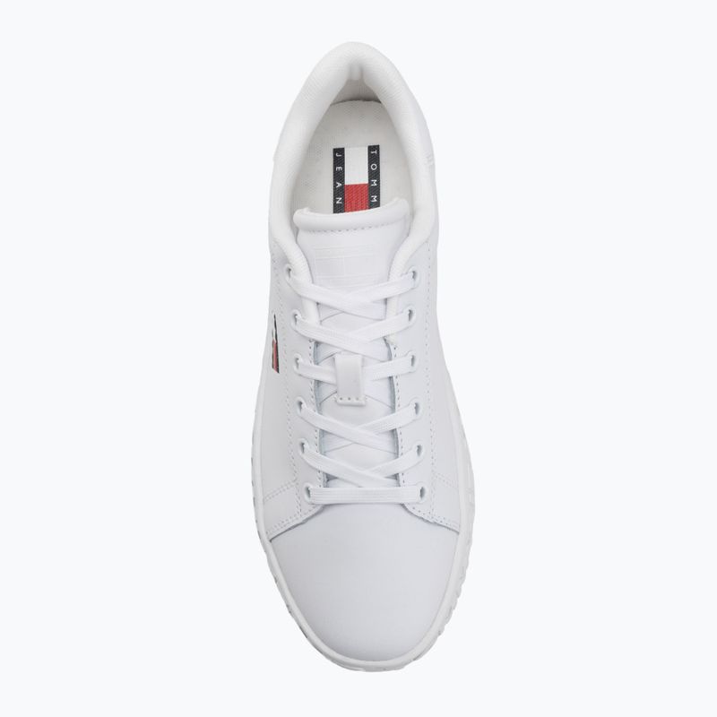 Moteriški batai Tommy Jeans Log Outsole white 5