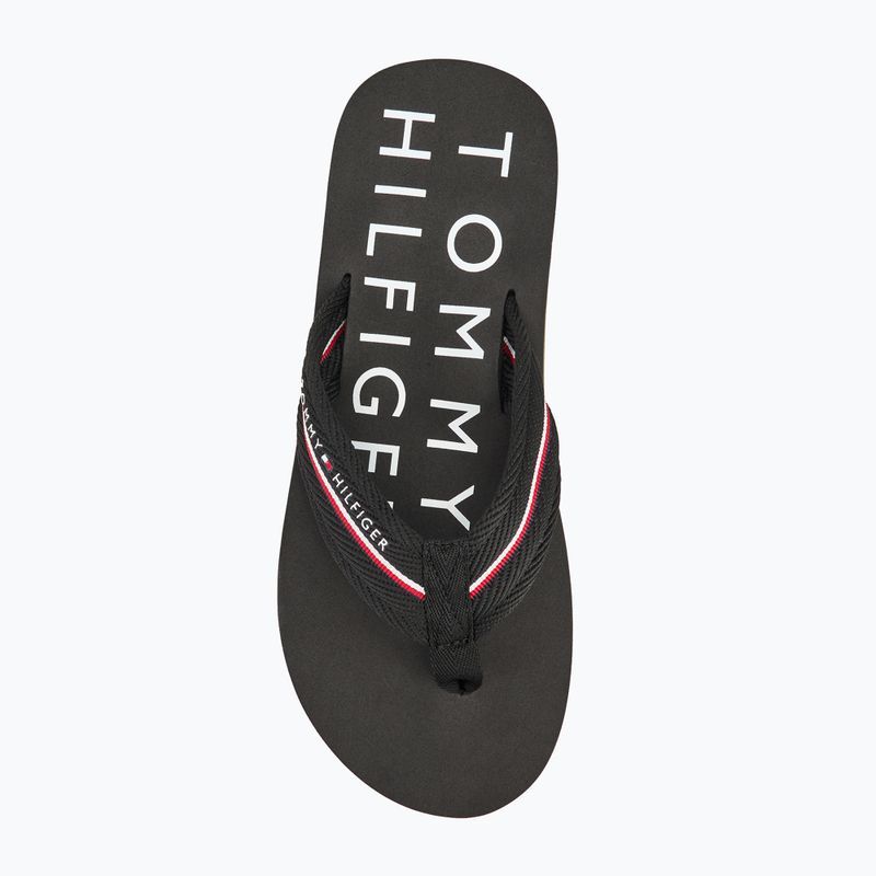 Vyriškos šlepetės per pirštą Tommy Hilfiger Web Beach Sandal black 5