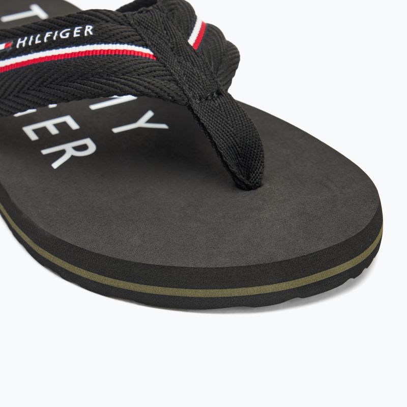 Vyriškos šlepetės per pirštą Tommy Hilfiger Web Beach Sandal black 7