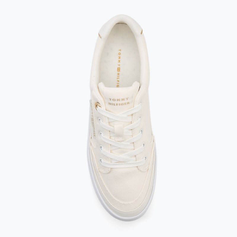 Moteriški sportiniai bateliai Tommy Hilfiger Essential Vulc Textile YBL ecru 5