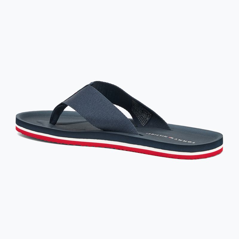 Vyriškos šlepetės per pirštą Tommy Hilfiger Comfort Beach Sandal military denim 3