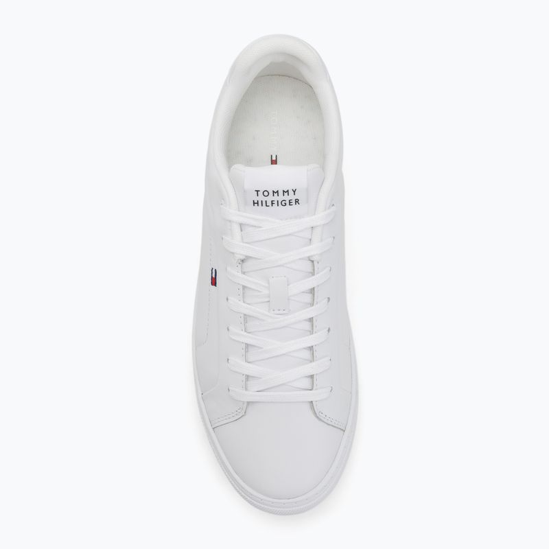 Vyriški batai Tommy Hilfiger Icon Court Lth Flag Ess white 5