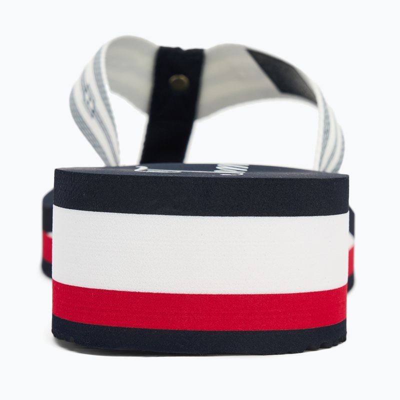 Moteriškos šlepetės per pirštą Tommy Hilfiger Im Th Signature Beach Sandal rwb 6