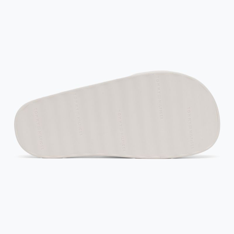 Moteriškos šlepetės Tommy Hilfiger Platform Monogram Poolslide ancient white 4