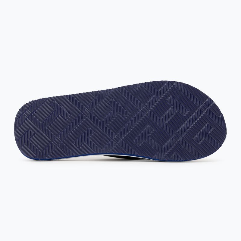 Vyriškos šlepetės per pirštą Tommy Hilfiger Leather Beach Sandal black 4