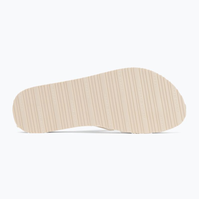 Moteriškos šlepetės per pirštą Tommy Hilfiger Chain Print Beach Sandal ivory 4