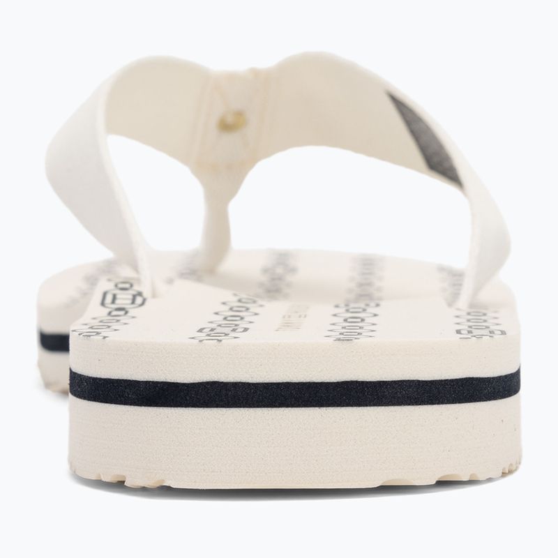 Moteriškos šlepetės per pirštą Tommy Hilfiger Chain Print Beach Sandal ivory 6