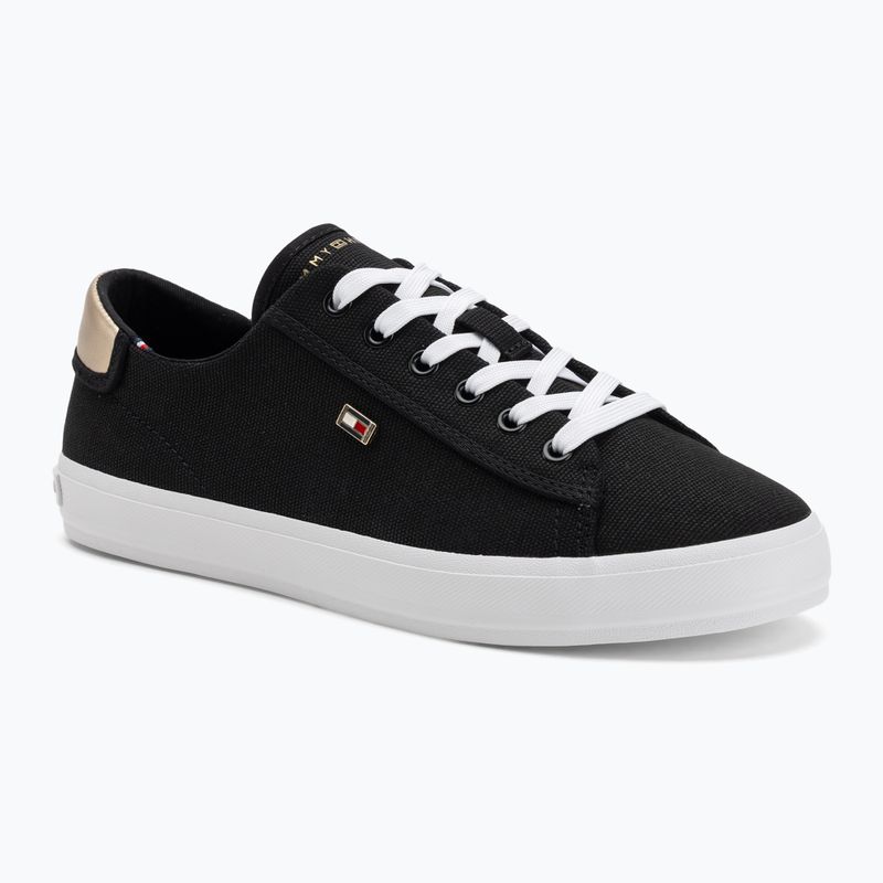 Moteriški sportiniai bateliai Tommy Hilfiger Vulc Canvas Lace Up black