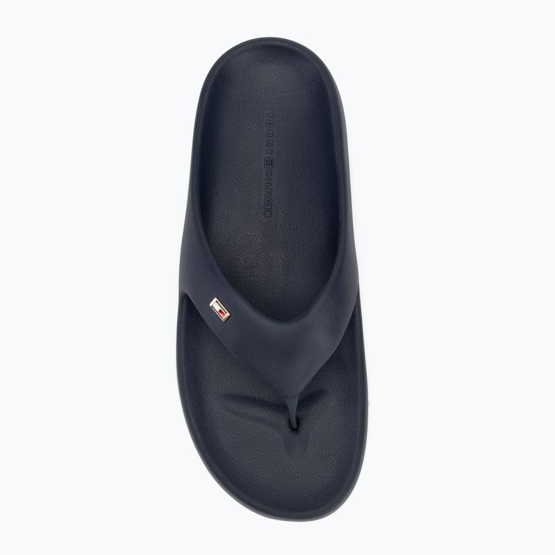 Moteriškos šlepetės per pirštą Tommy Hilfiger Comfort Beach Sandal space blue 5