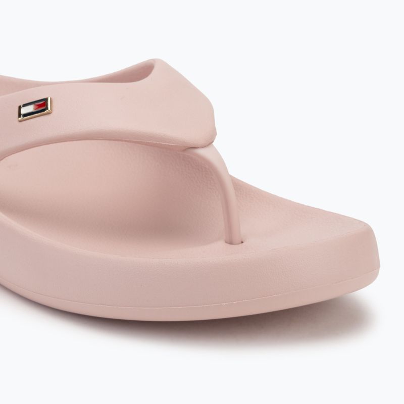 Moteriškos šlepetės per pirštą Tommy Hilfiger Comfort Beach Sandal foggy pink 7
